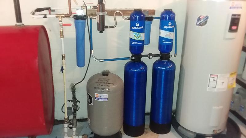Aquasana Whole house filter installation